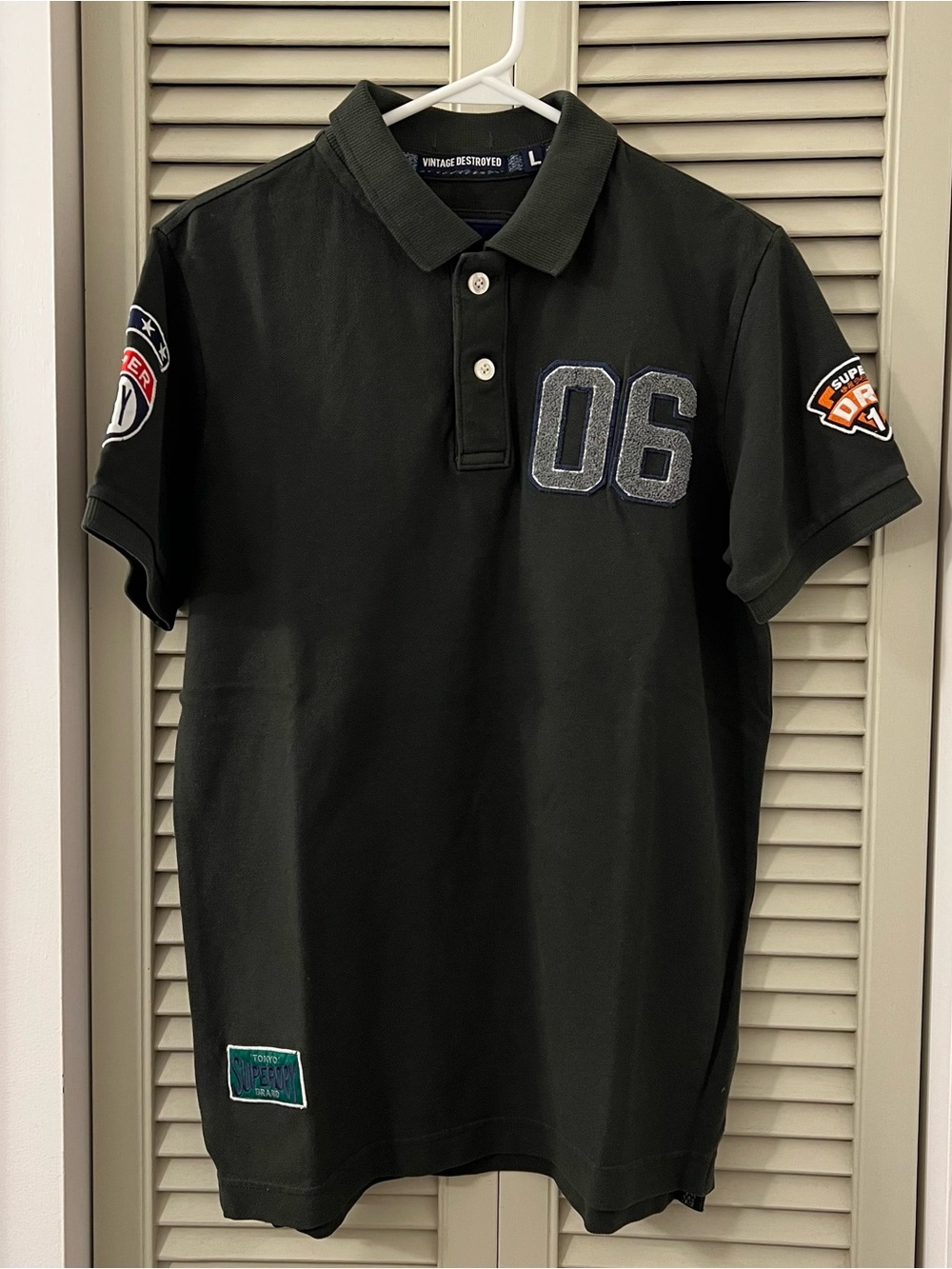 Superdry Men's Black Polo Shirt
